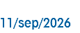&nbsp;11/sep/2026